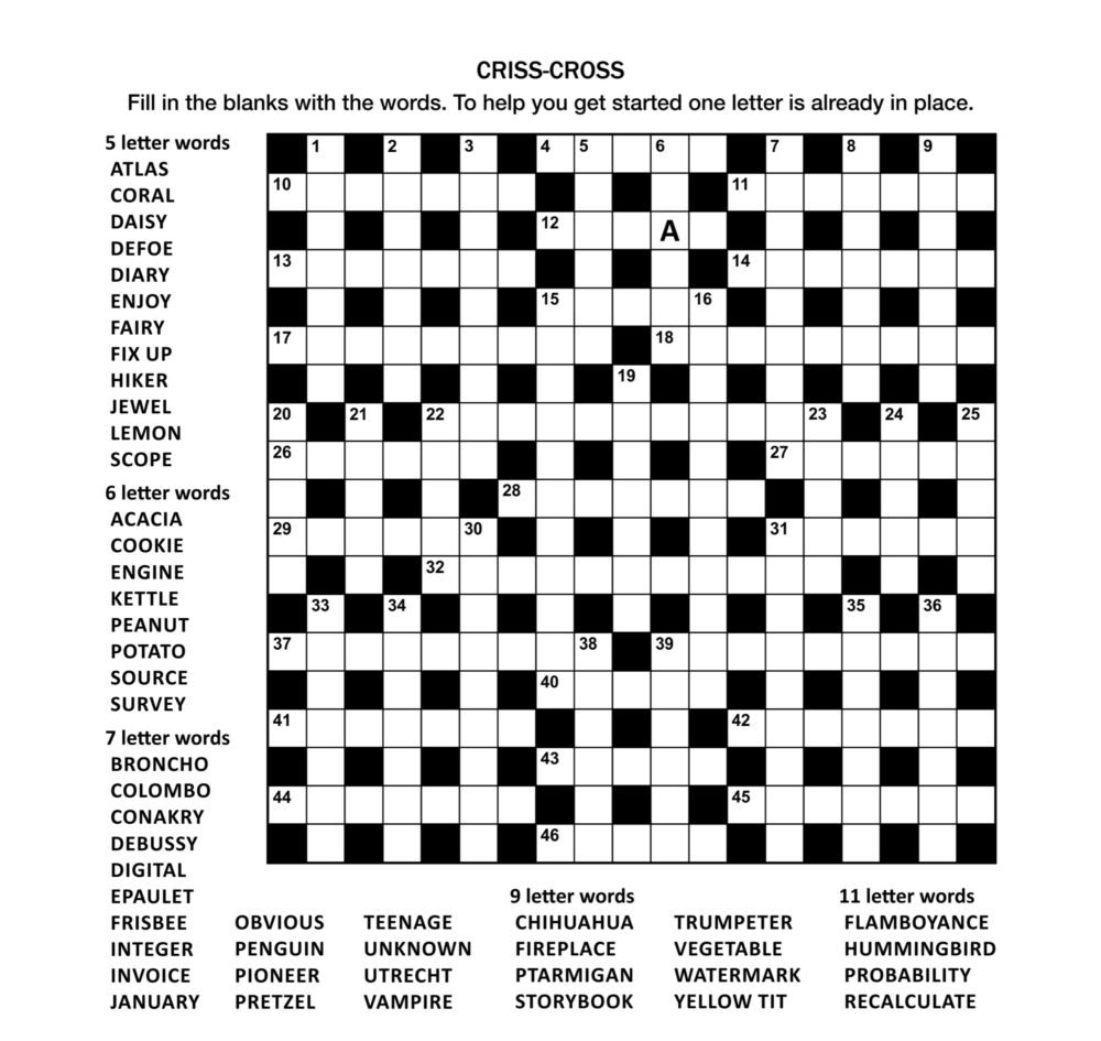 printable crossword puzzles for kids free crossword puzzles for upper